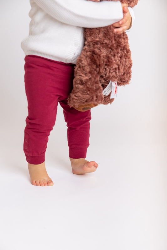 Burgundy Adaptable Pants