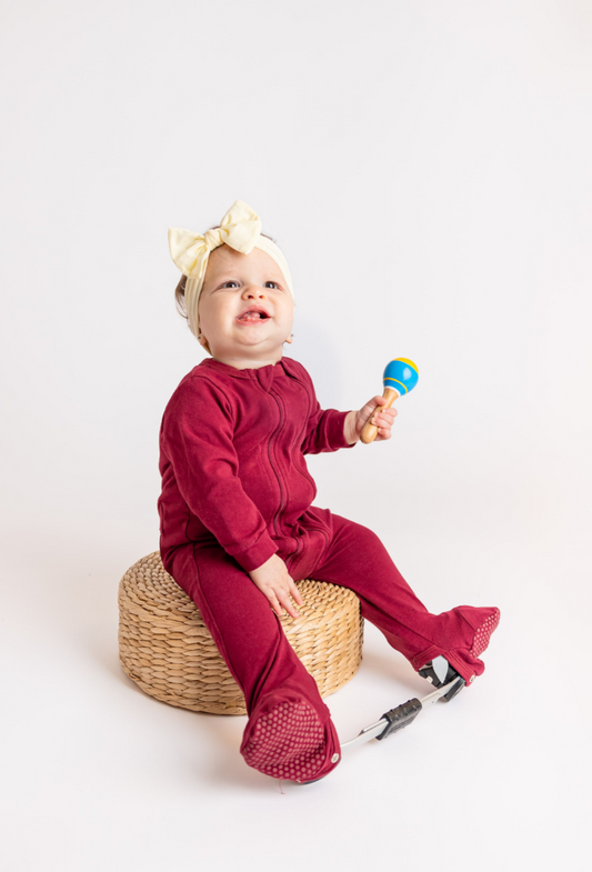 Burgundy Adaptable Pajamas