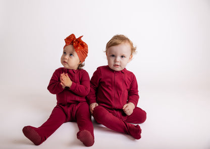 Burgundy Adaptable Pajamas