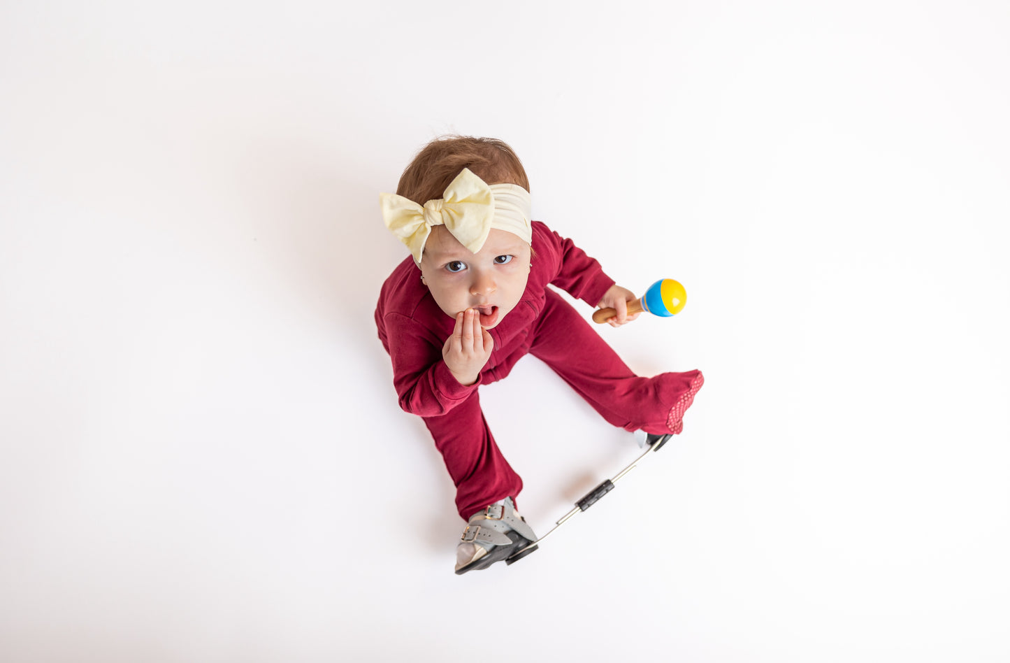 Burgundy Adaptable Pajamas