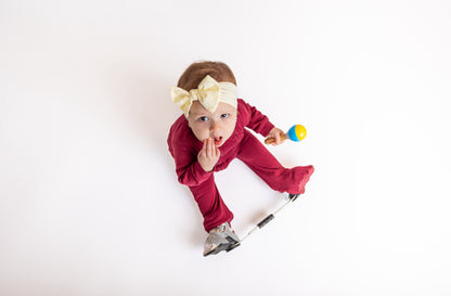 Burgundy Adaptable Pajamas