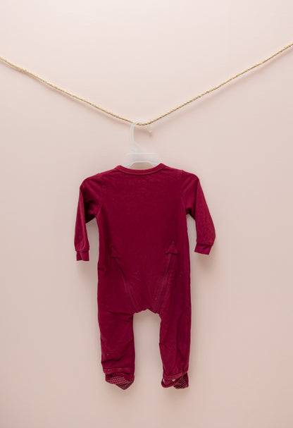 Burgundy Adaptable Pajamas